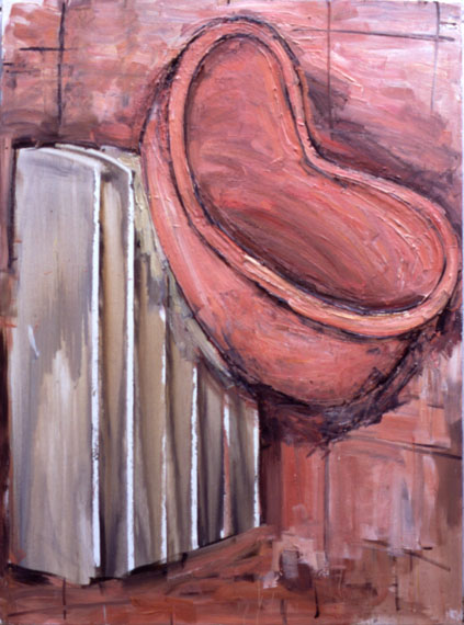 o.T., 1989, 200 x 140 cm, Öl/Leinwand